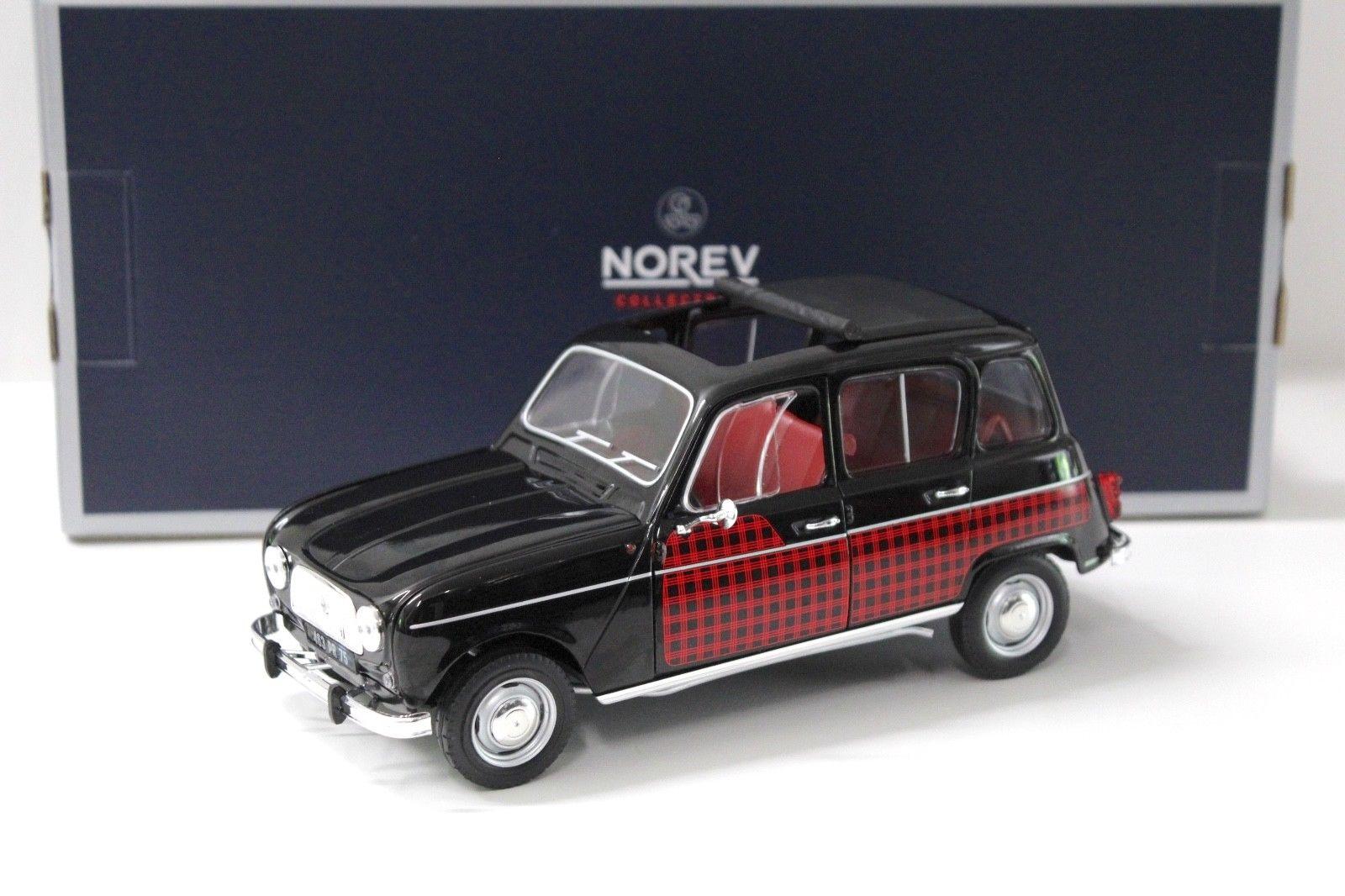 1:18 Norev Renault 4 Parisienne 1964 black/ red