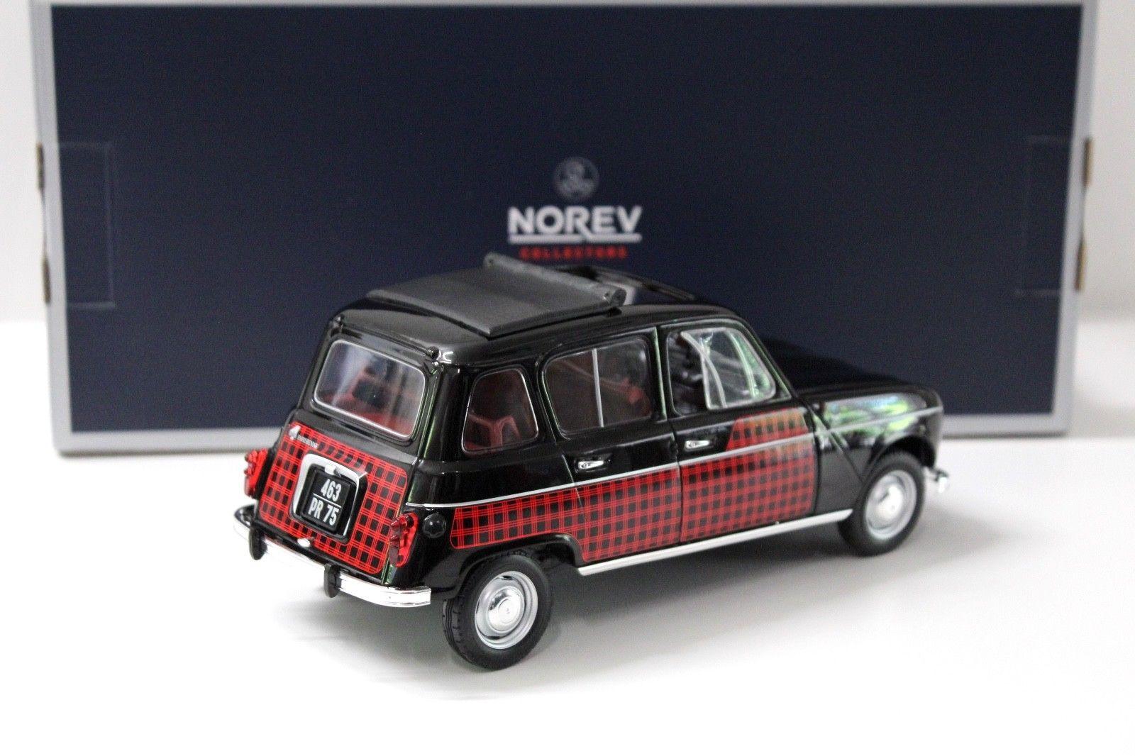 1:18 Norev Renault 4 Parisienne 1964 black/ red