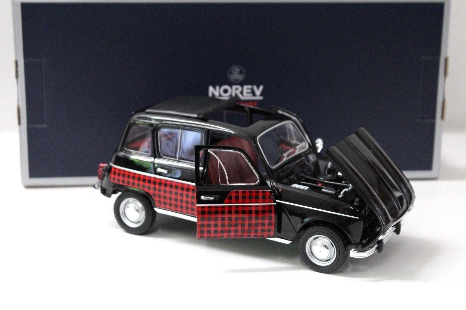 1:18 Norev Renault 4 Parisienne 1964 black/ red