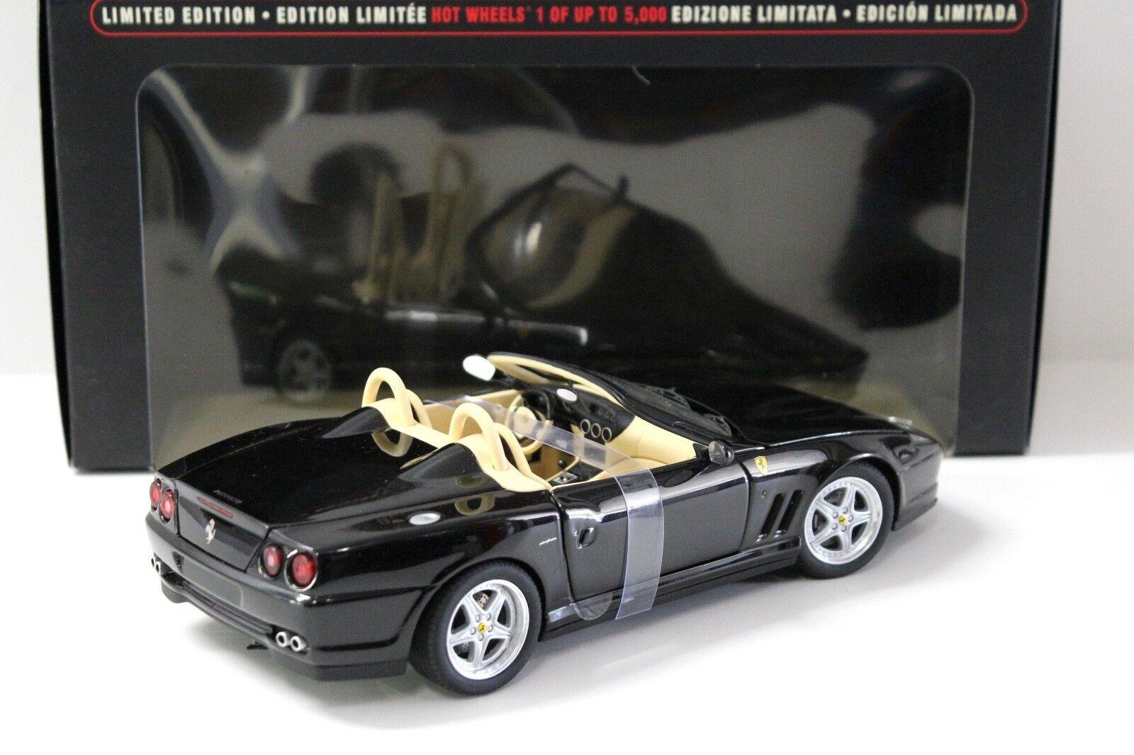 1:18 Hot Wheels Elite Ferrari 550 Barchetta Pininfarina black