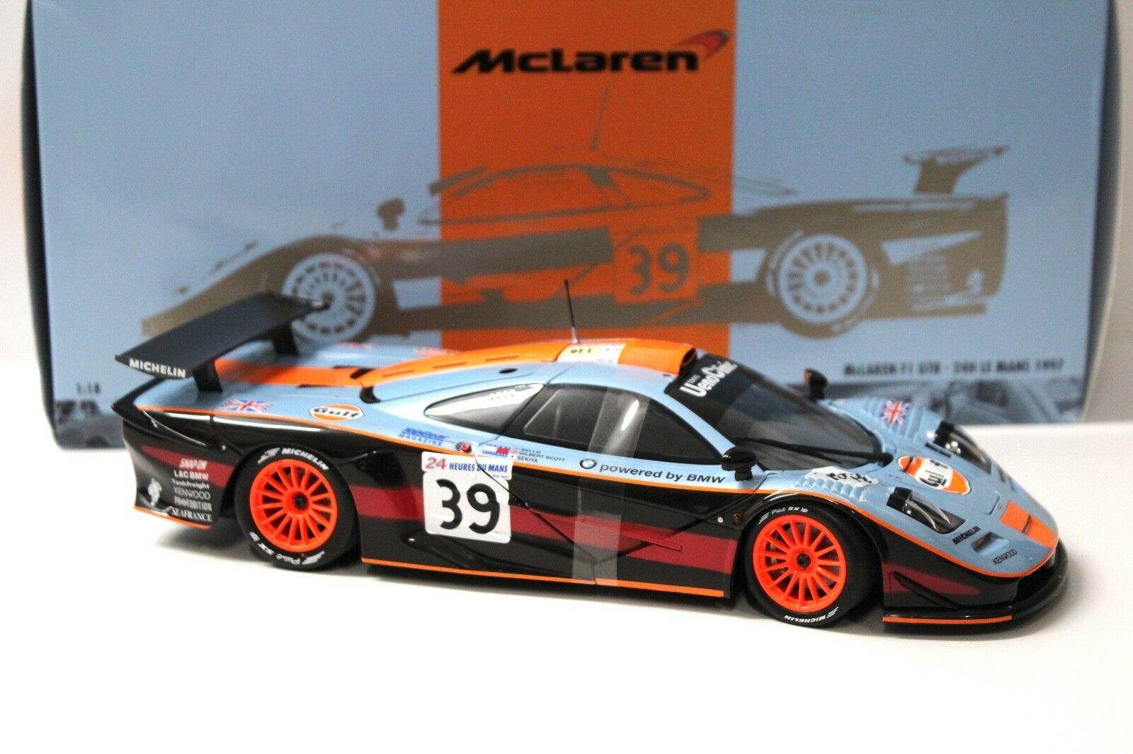 1:18 Minichamps McLaren F1 GTR Long Tail LM Gulf Racing #39