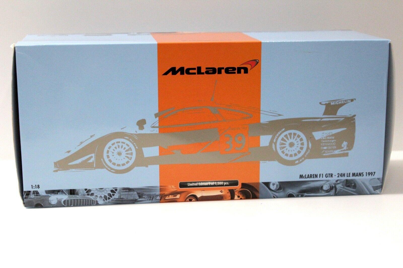 1:18 Minichamps McLaren F1 GTR Long Tail LM Gulf Racing #39