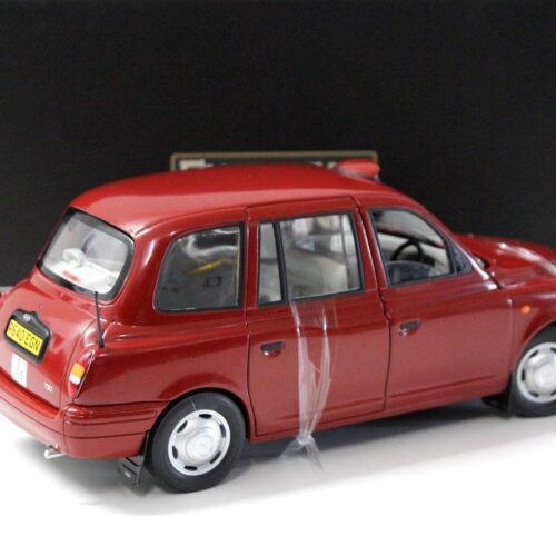 1:18 Sun Star Austin TX1 1998 London Taxi Cab red