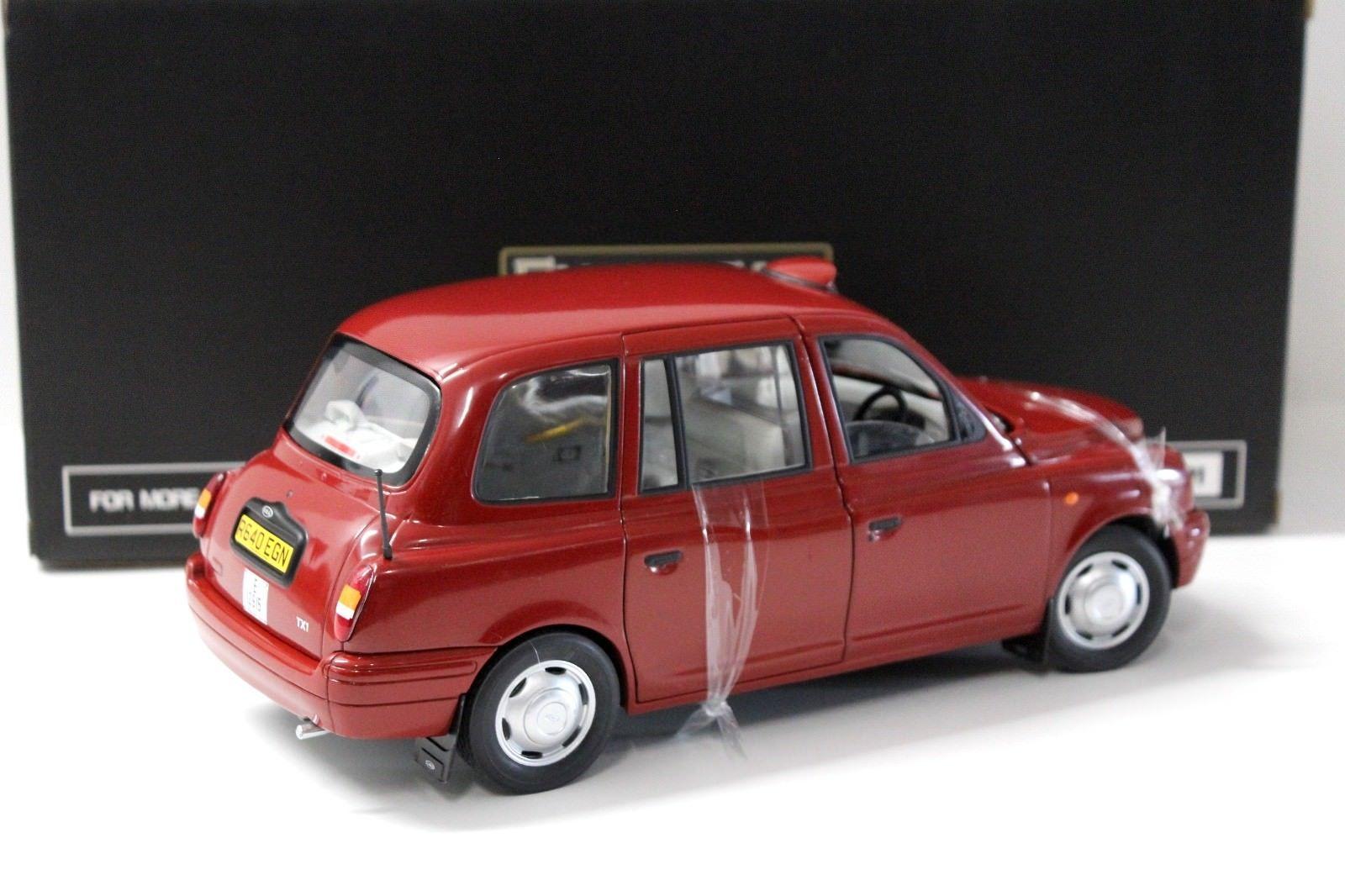 1:18 Sun Star Austin TX1 1998 London Taxi Cab red