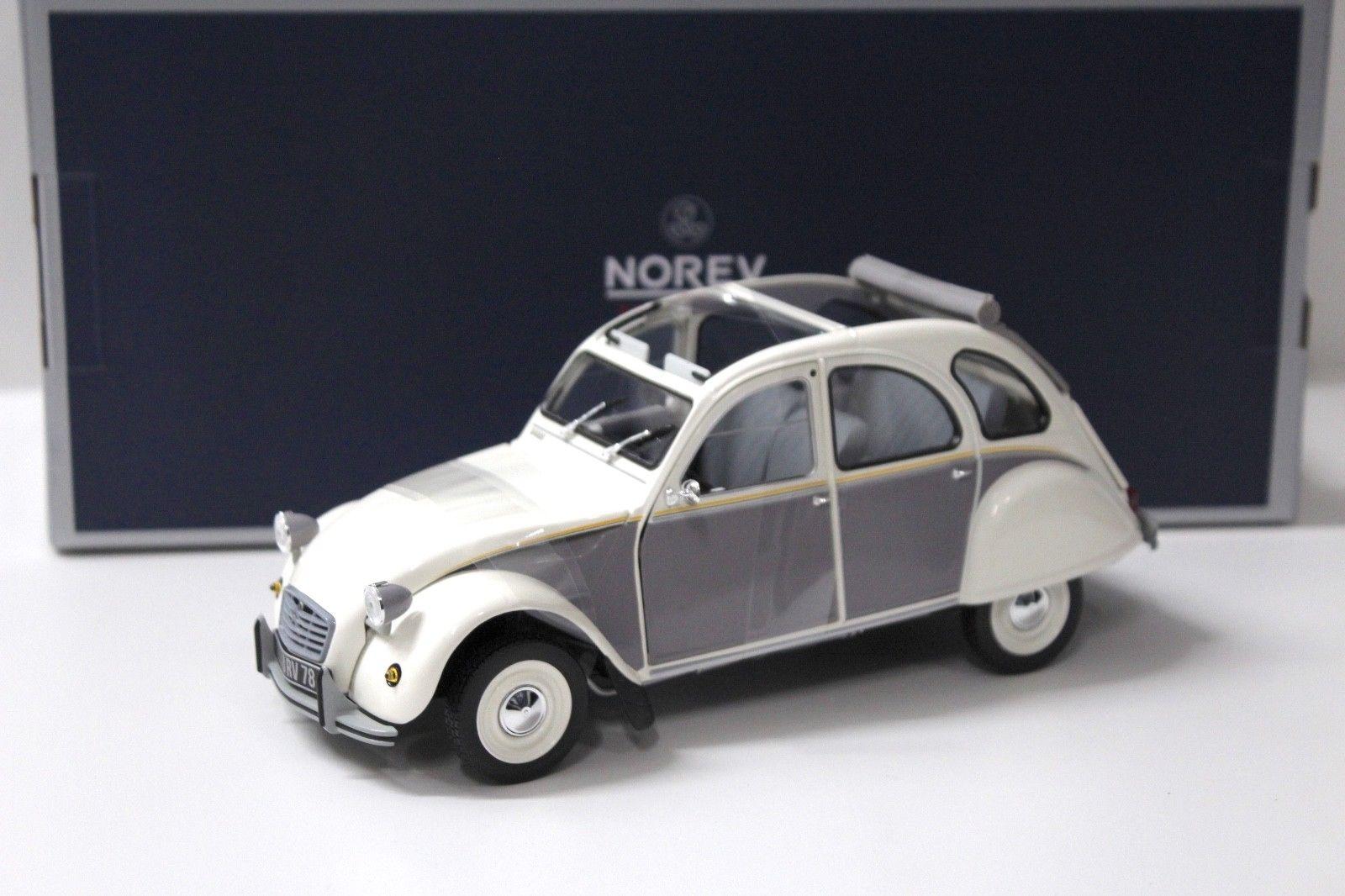1:18 Norev Citroen 2CV "DOLLY" grey/ white 1985