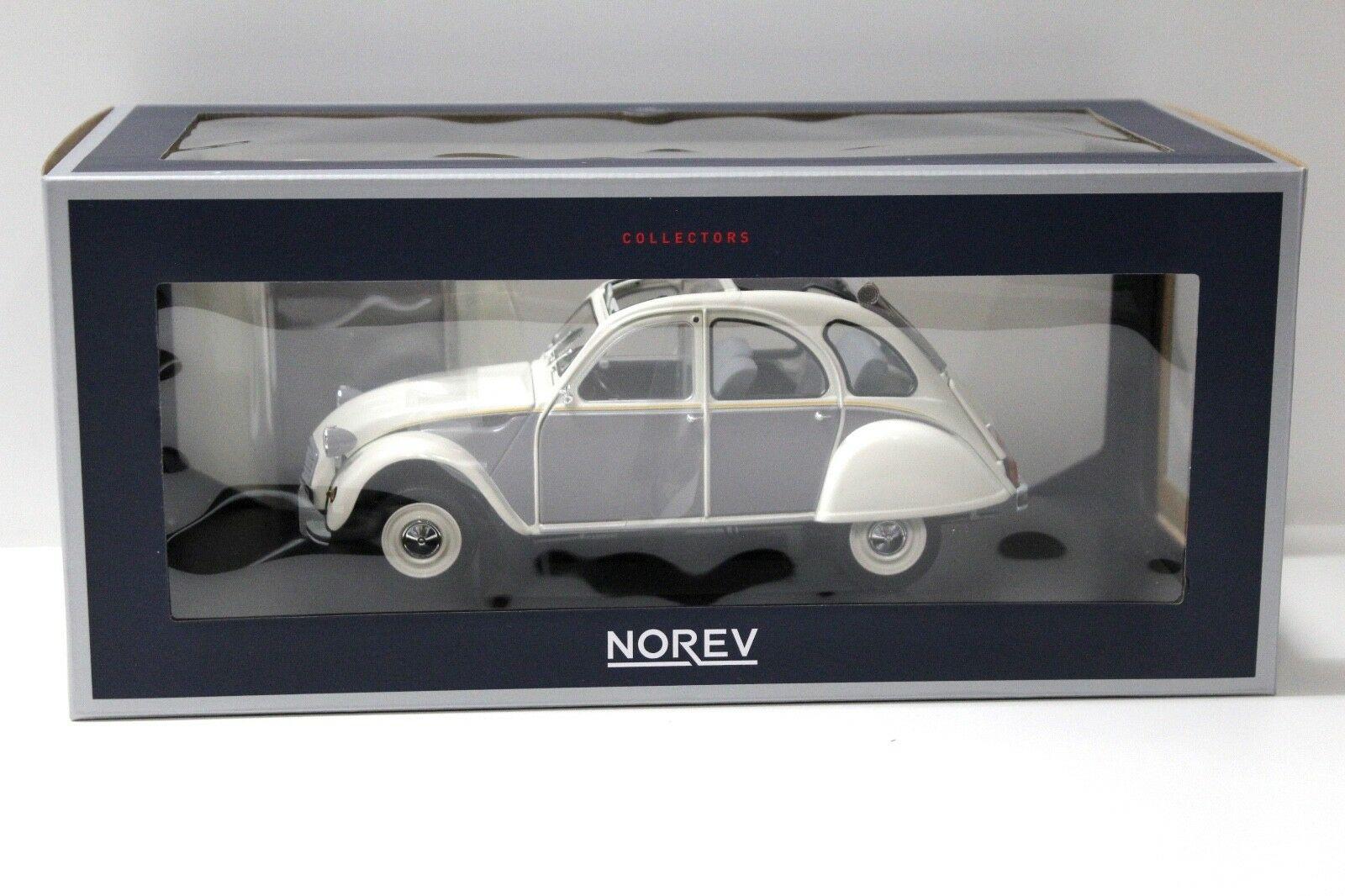 1:18 Norev Citroen 2CV "DOLLY" grey/ white 1985