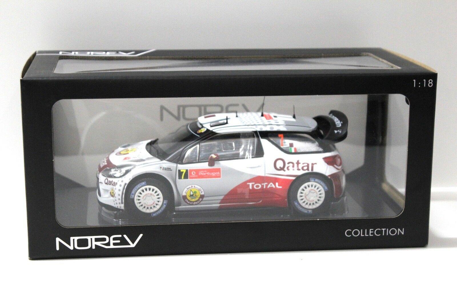 1:18 Norev Citroen DS3 WRC Rally Portugal 2012 #7 Qatar