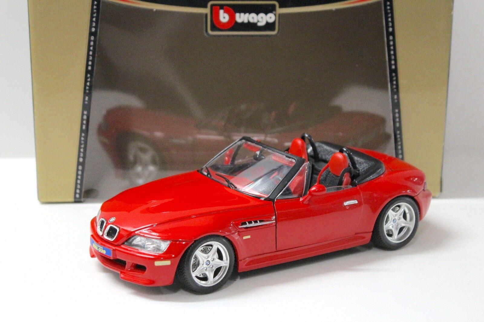 1:18 Bburago BMW Z3 M Roadster 1996 red