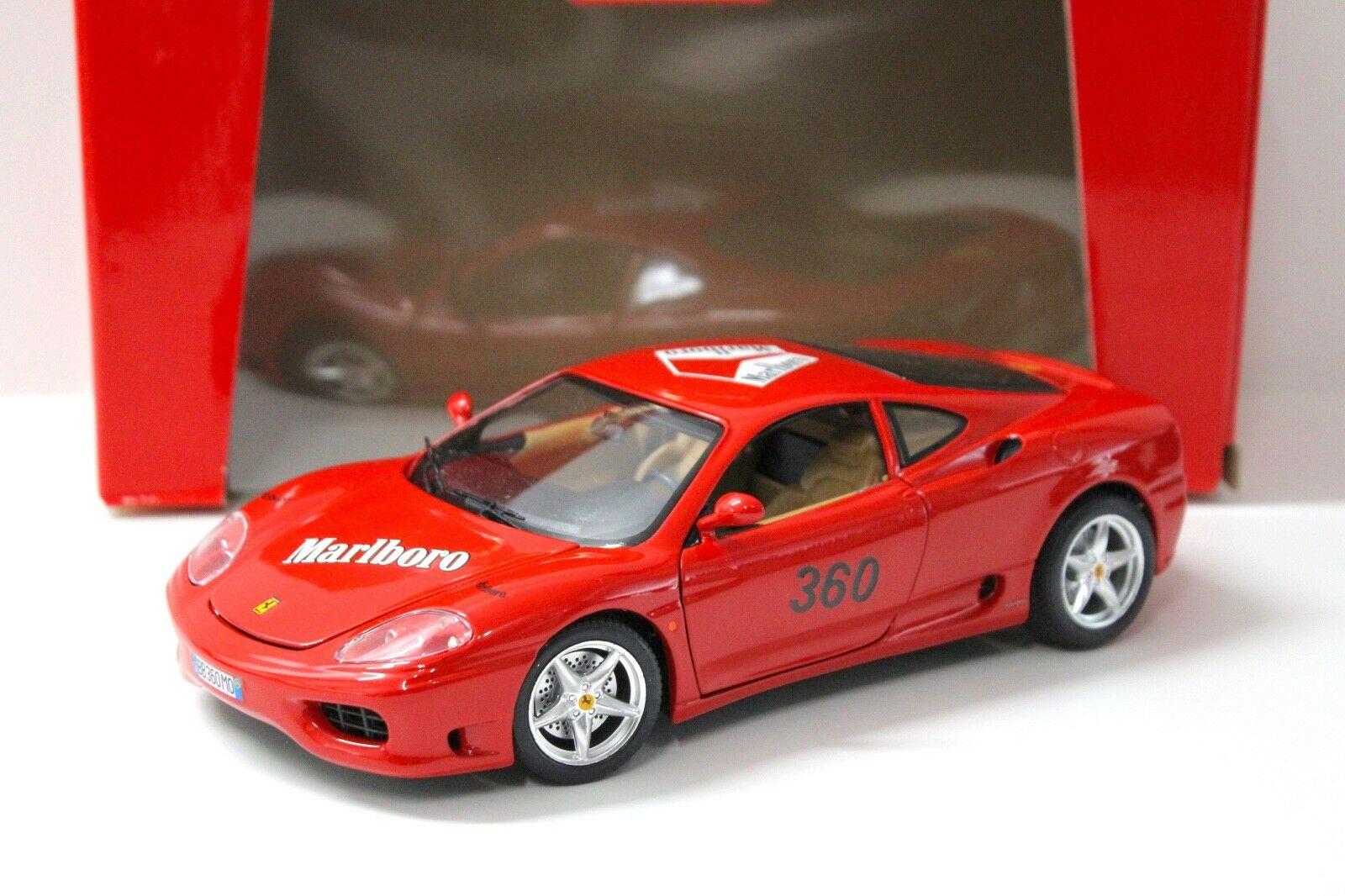 1:18 Bburago Ferrari 360 Modena Coupe MARLBORO red