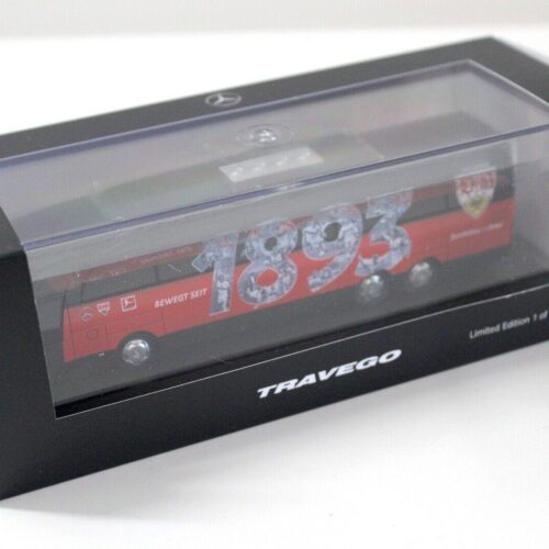 1:87 Rietze Mercedes Travego Team Bus VFB Stuttgart 2018/2019 DEALER VERSION