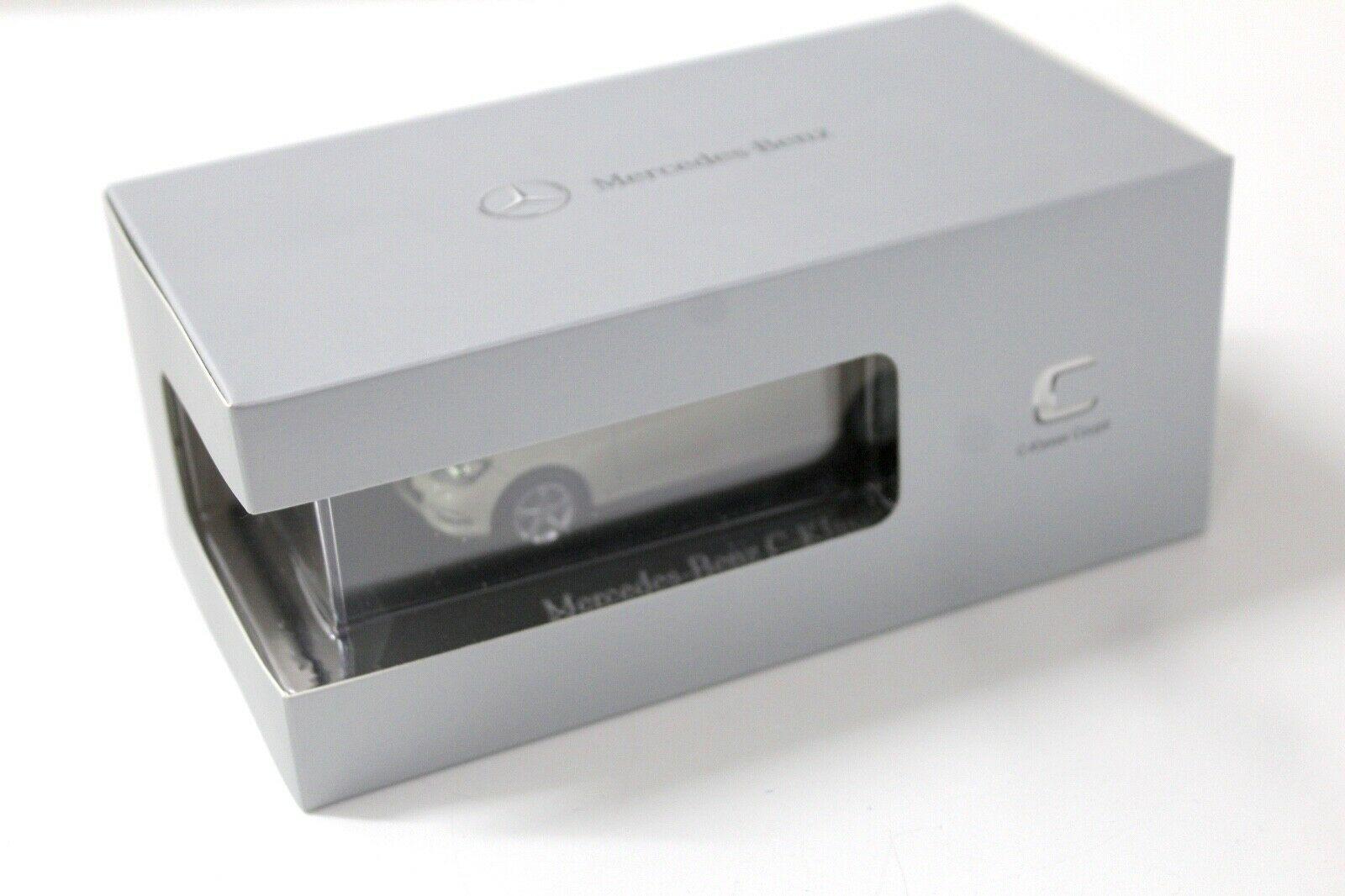 1:43 Norev Mercedes C-Klasse Coupe white DEALER VERSION