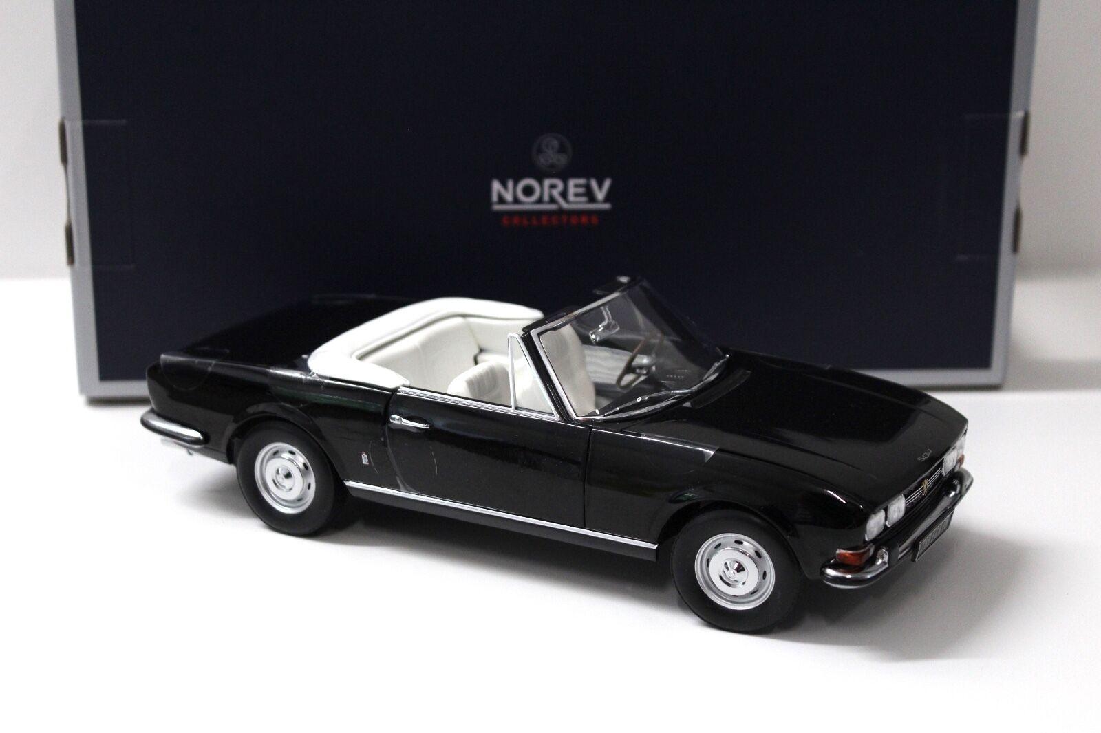 1:18 Norev Peugeot 504 Cabriolet black