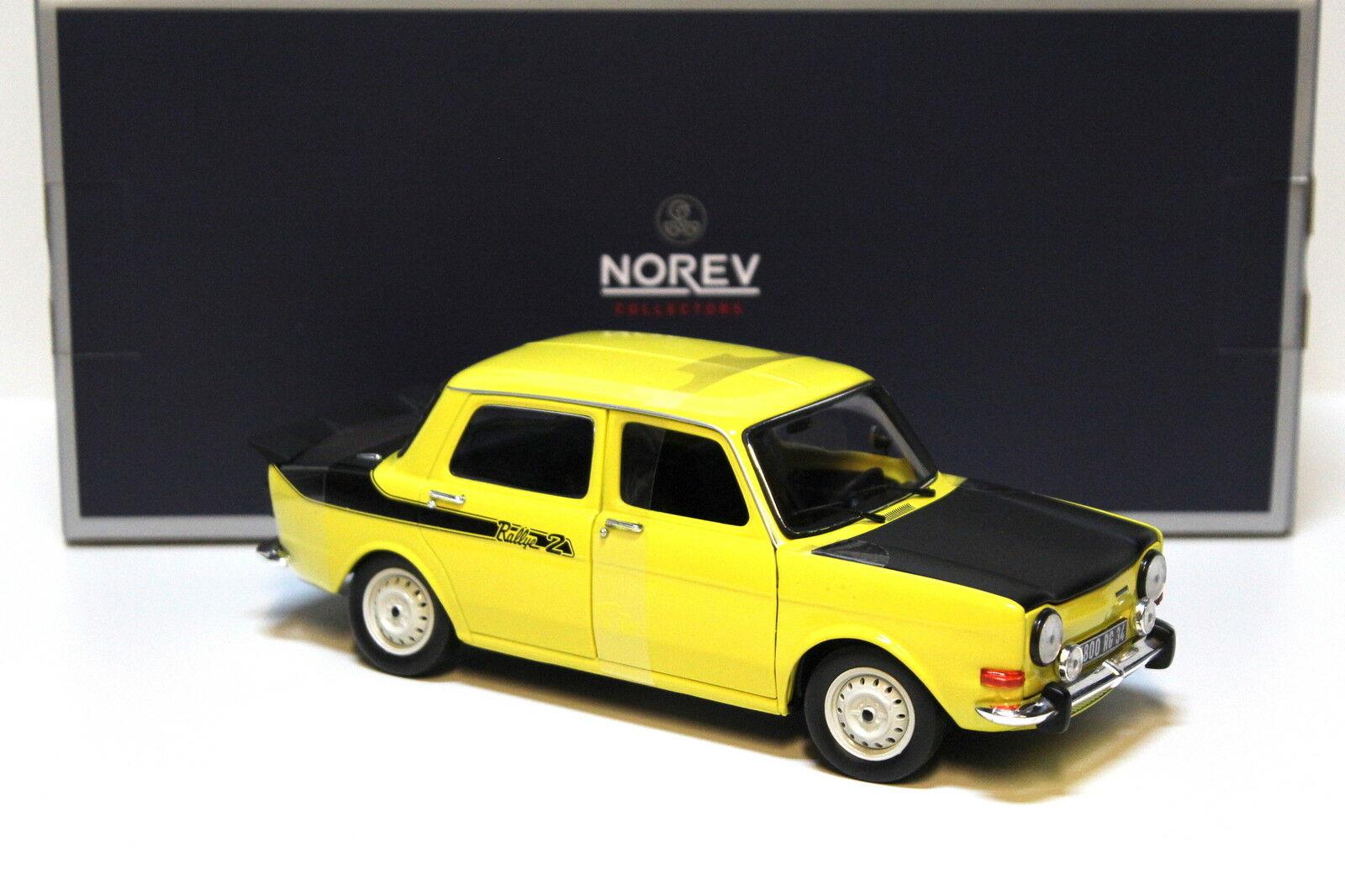 1:18 Norev Simca 1000 Rallye 2 yellow 1976
