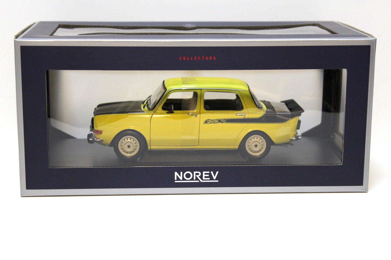 1:18 Norev Simca 1000 Rallye 2 yellow 1976