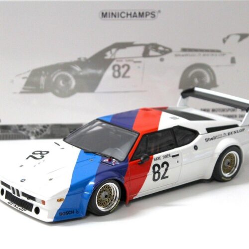 1:18 Minichamps BMW M1 PROCAR M.Surer DRM 1979 #82 white