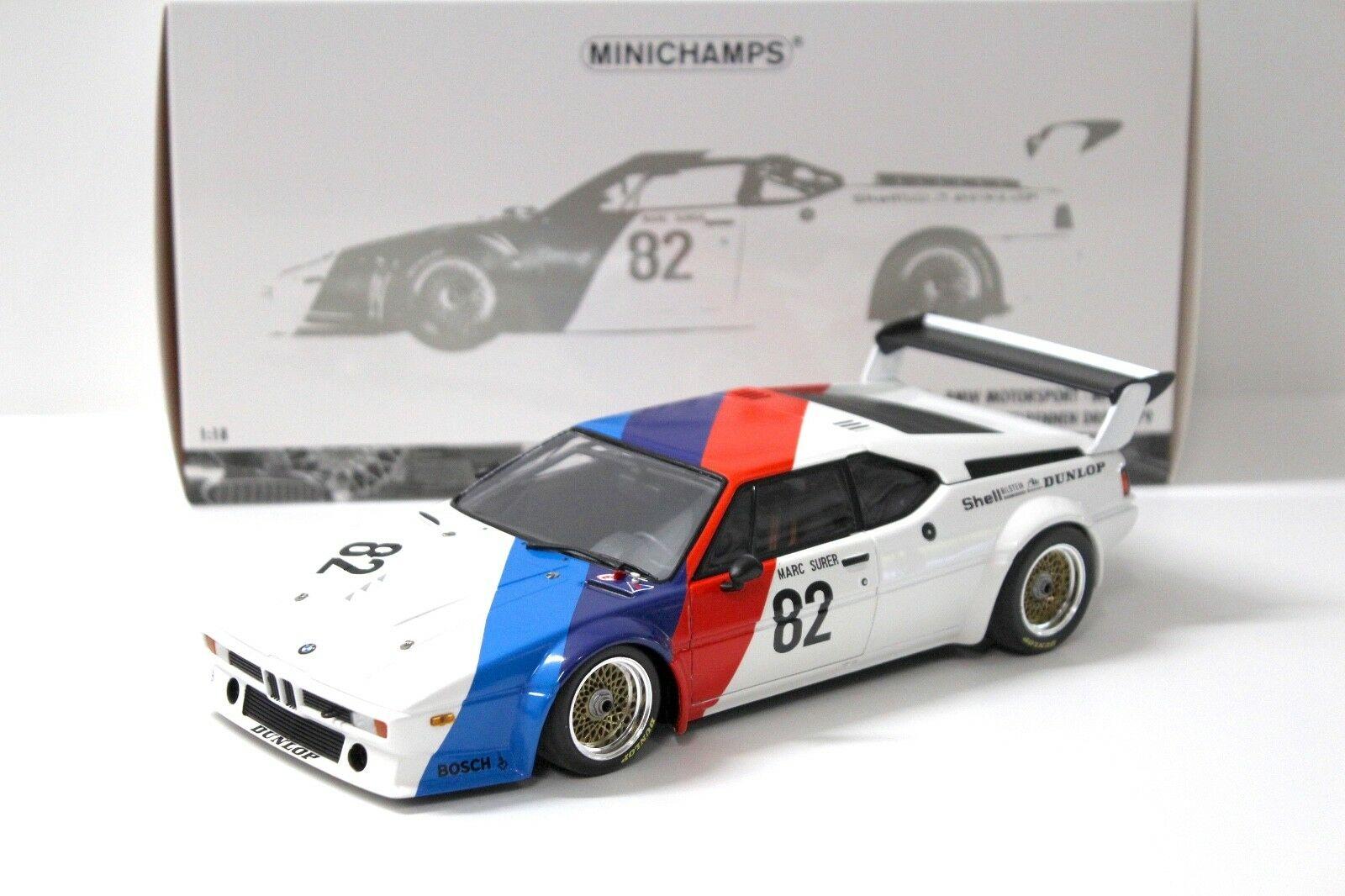 1:18 Minichamps BMW M1 PROCAR M.Surer DRM 1979 #82 white