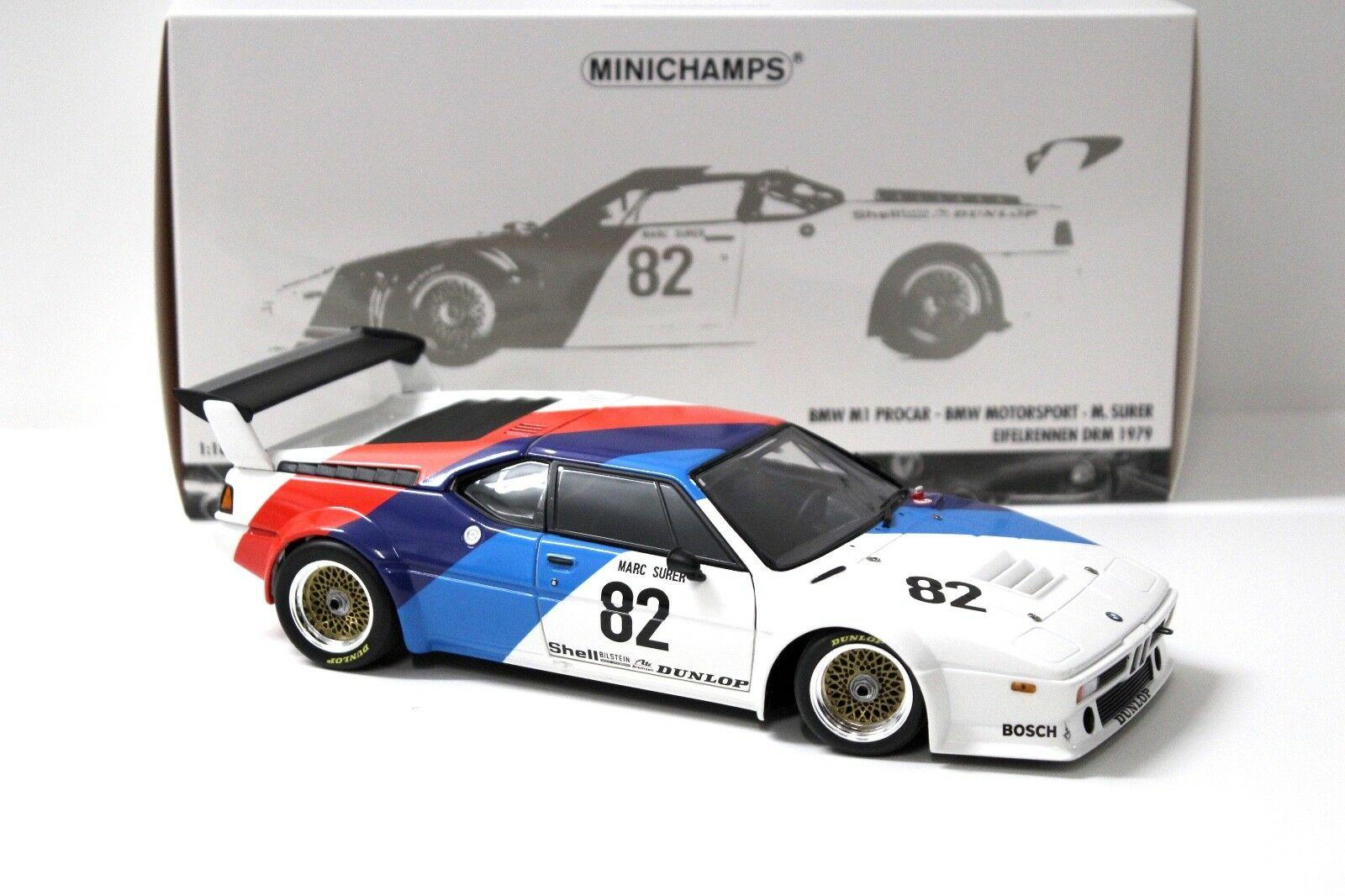 1:18 Minichamps BMW M1 PROCAR M.Surer DRM 1979 #82 white