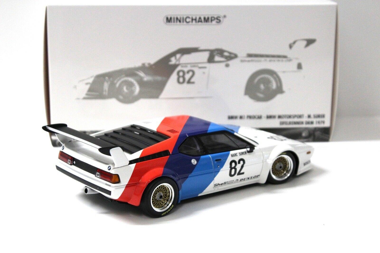 1:18 Minichamps BMW M1 PROCAR M.Surer DRM 1979 #82 white