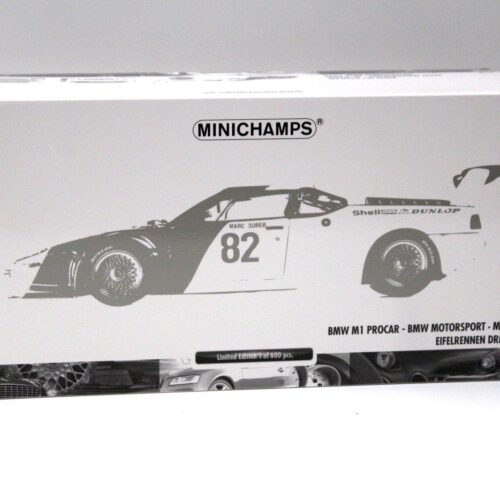 1:18 Minichamps BMW M1 PROCAR M.Surer DRM 1979 #82 white