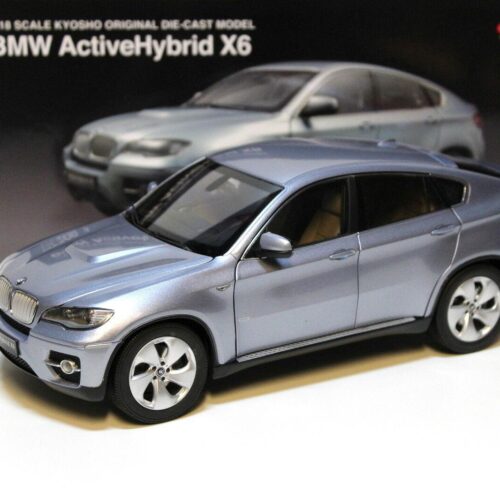 1:18 Kyosho BMW X6 Active Hybrid silver-blue