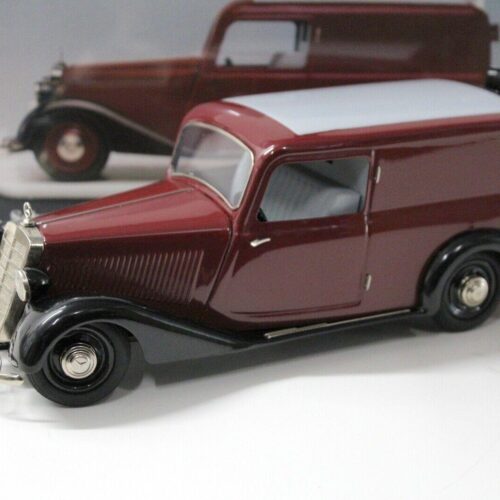 1:18 Schuco Mercedes 170V Kasten dark red/ black