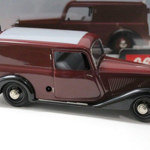 1:18 Schuco Mercedes 170V Kasten dark red/ black