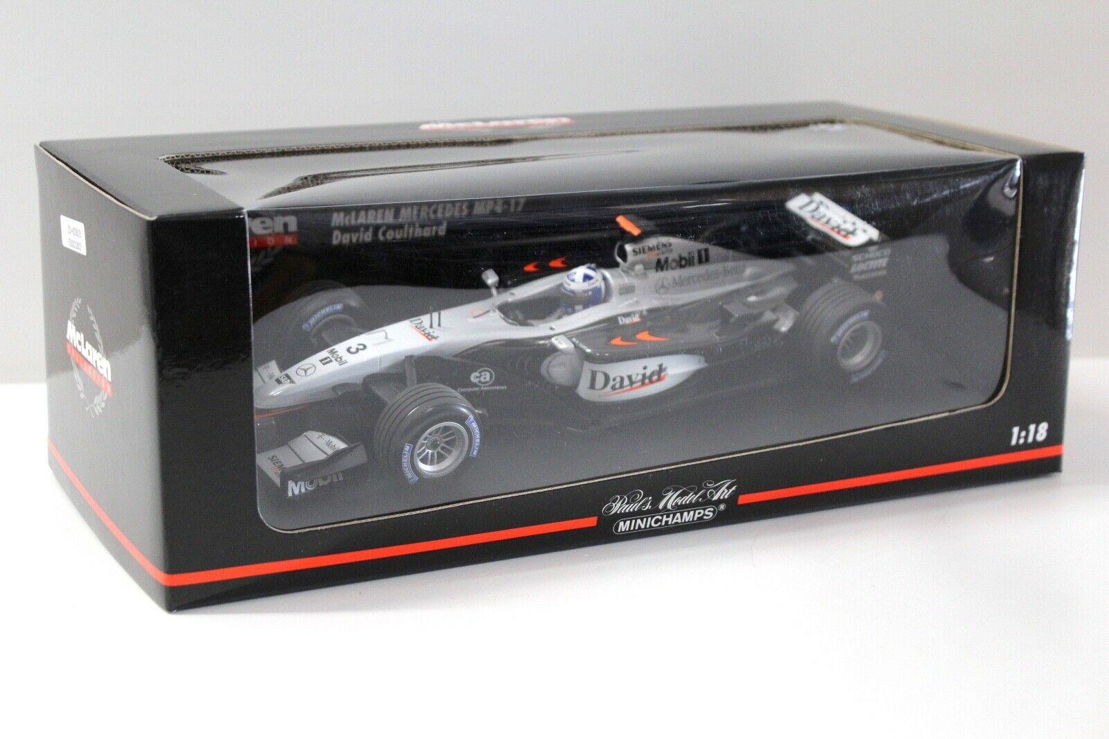 1:18 Minichamps F1 McLaren Mercedes MP4-17 Coulthard #3