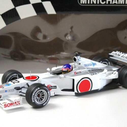 1:18 Minichamps F1 BAR 02 Honda J.Villeneuve 2000 #22