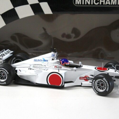 1:18 Minichamps F1 BAR 02 Honda J.Villeneuve 2000 #22