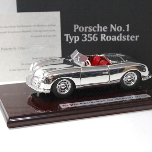 1:18 Maisto Porsche No.1 Typ 356 Roadster RHODIUM EDITION
