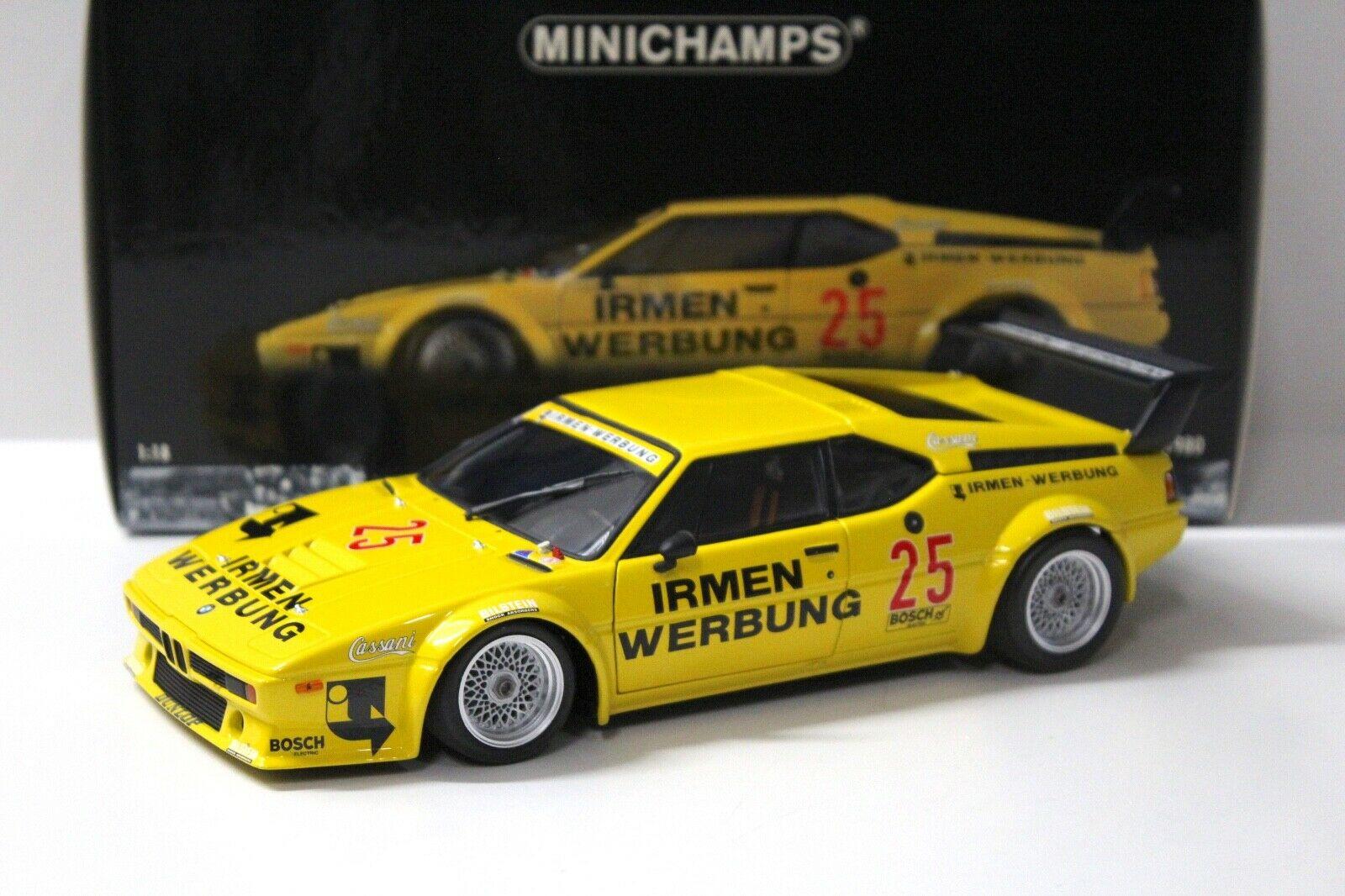 1:18 Minichamps BMW M1 ProCar Winkelhock DRM 1980 #25 IRMEN