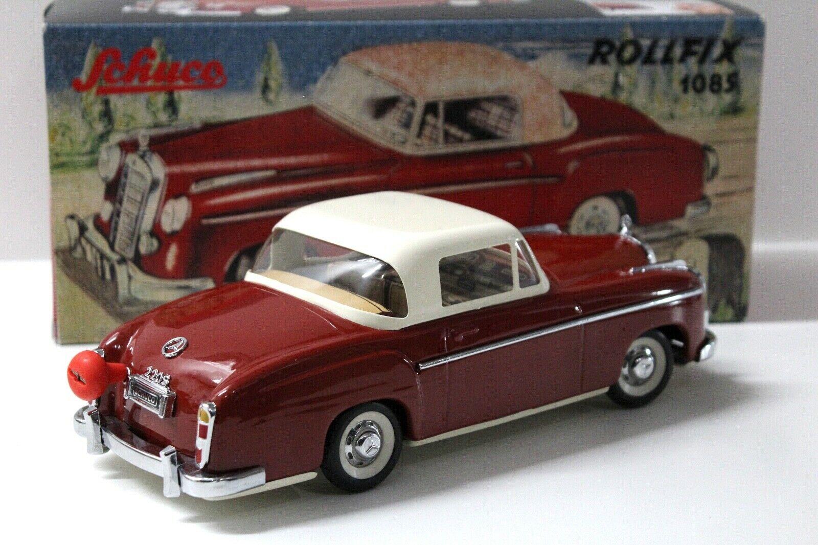 Schuco Rollfix 1085 Mercedes 220 S Ponton red