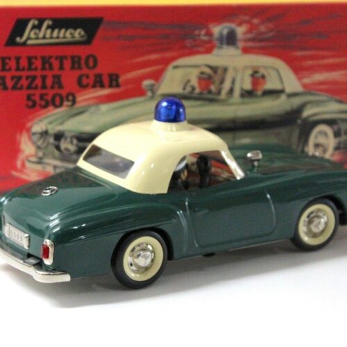 Schuco Elektro Razzia Car 5509 Mercedes 190SL green