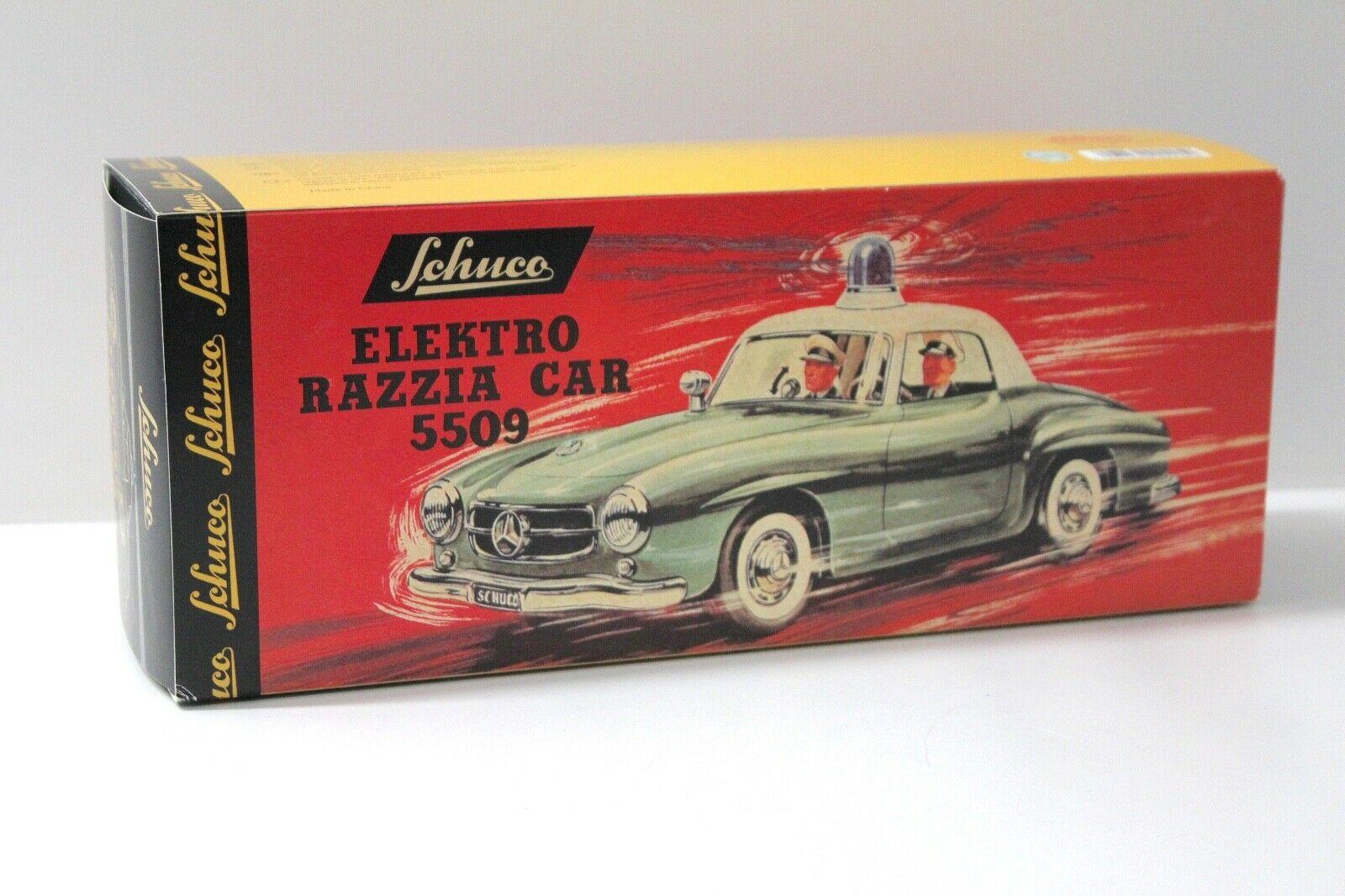 Schuco Elektro Razzia Car 5509 Mercedes 190SL green