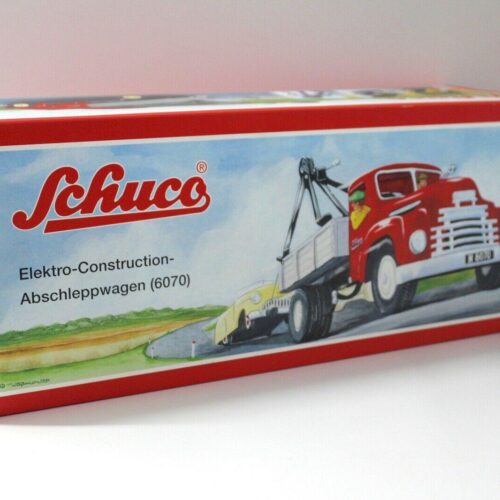 Schuco 6070 Elektro Construction Abschleppwagen Abschlepper LKW red