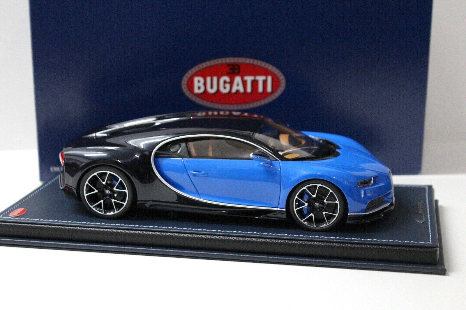 1:18 MR Collection Bugatti Chiron blue/ black Le Patron