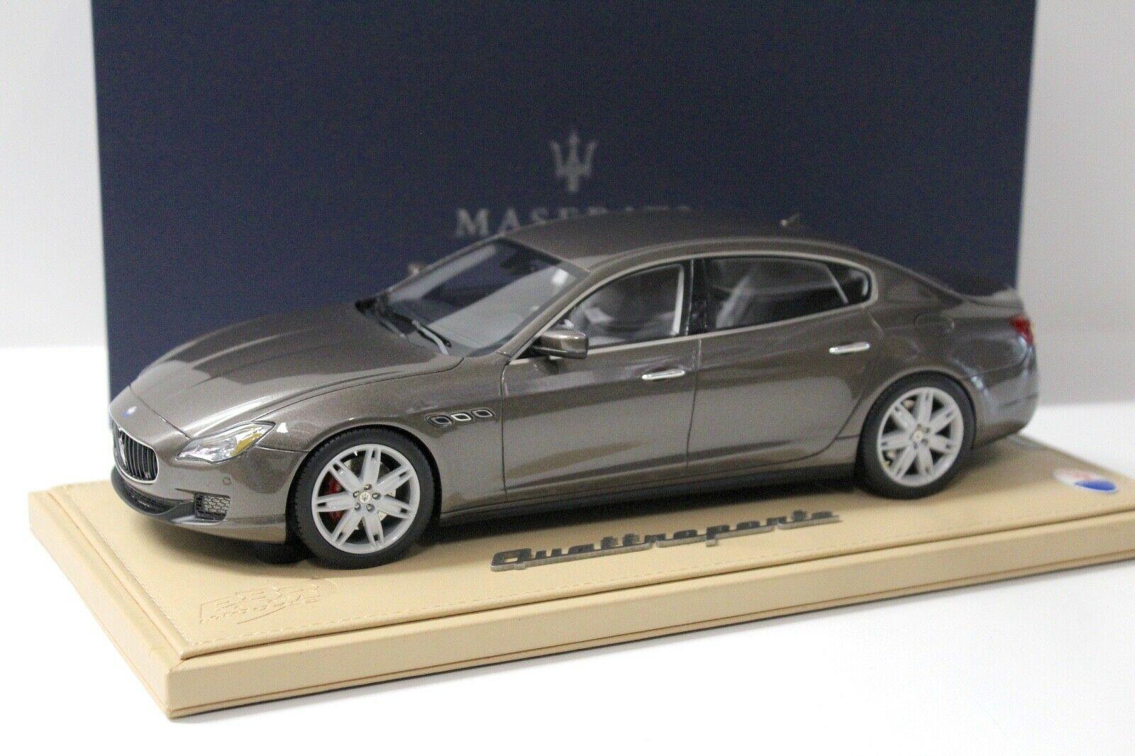 1:18 BBR Models Maserati Quattroporte Detroit Motor Show 2013 grey