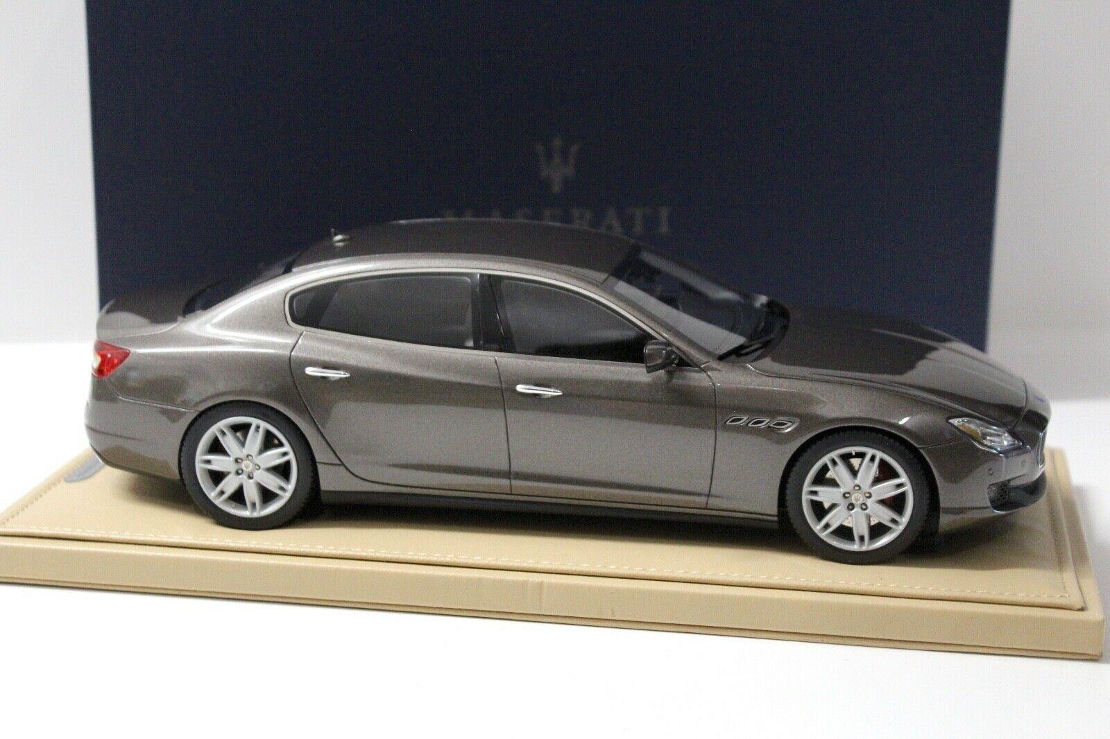 1:18 BBR Models Maserati Quattroporte Detroit Motor Show 2013 grey
