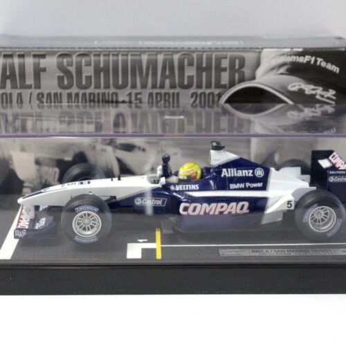 1:18 Hot Wheels BMW Williams F1 R.Schumacher IMOLA/ San Marino 2001 - Image 4