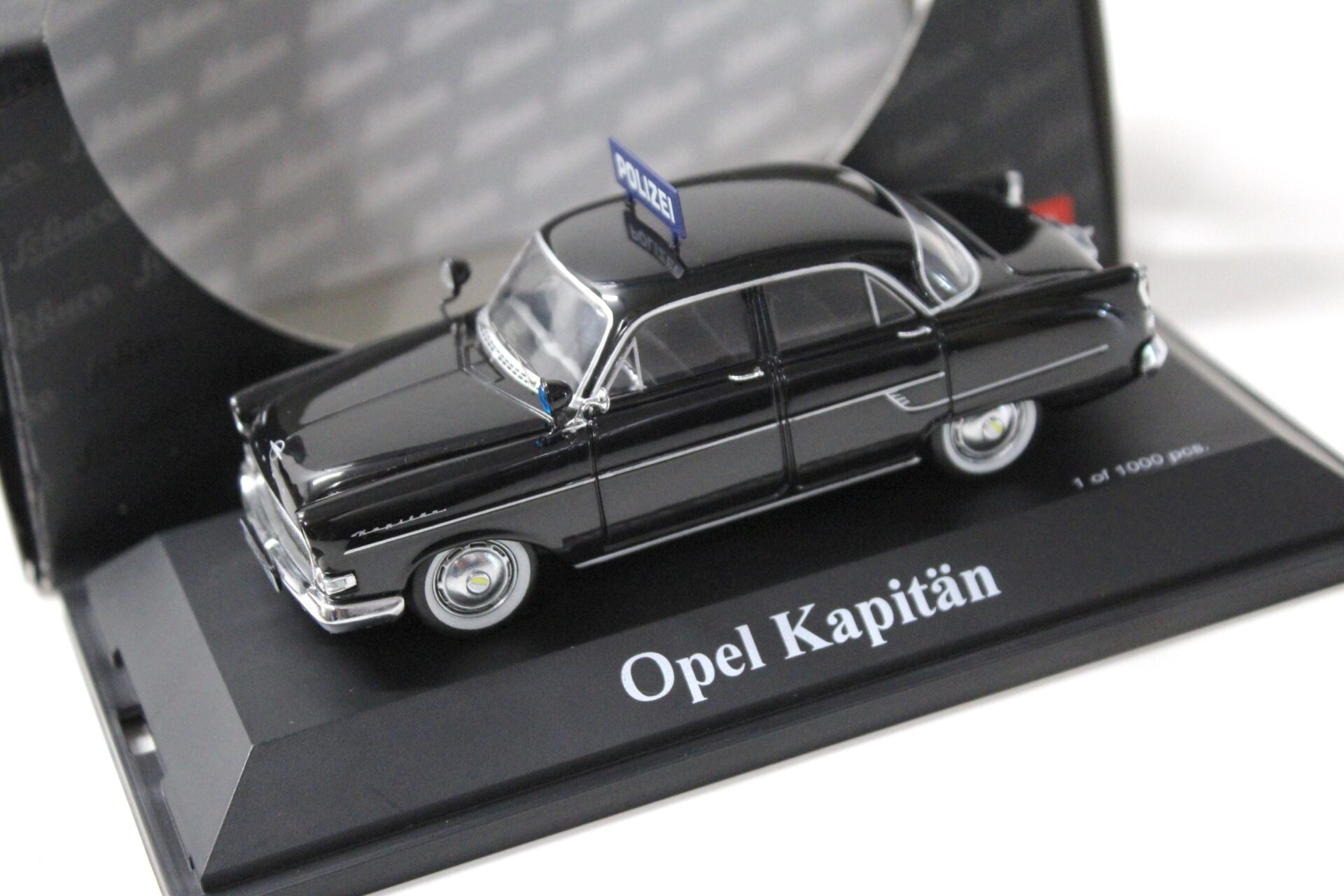 1:43 Schuco Opel Kapitän POLIZEI black