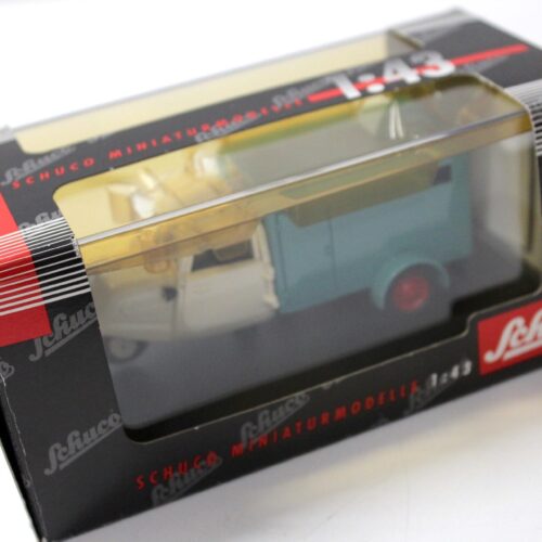 1:43 Schuco Tempo Kastenwagen blue/ white