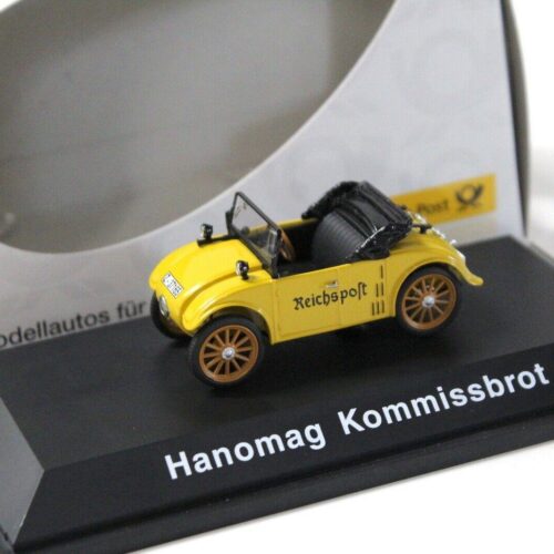 1:43 Schuco Hanomag Kommissbrot Cabrio Reichspost yellow