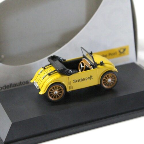 1:43 Schuco Hanomag Kommissbrot Cabrio Reichspost yellow