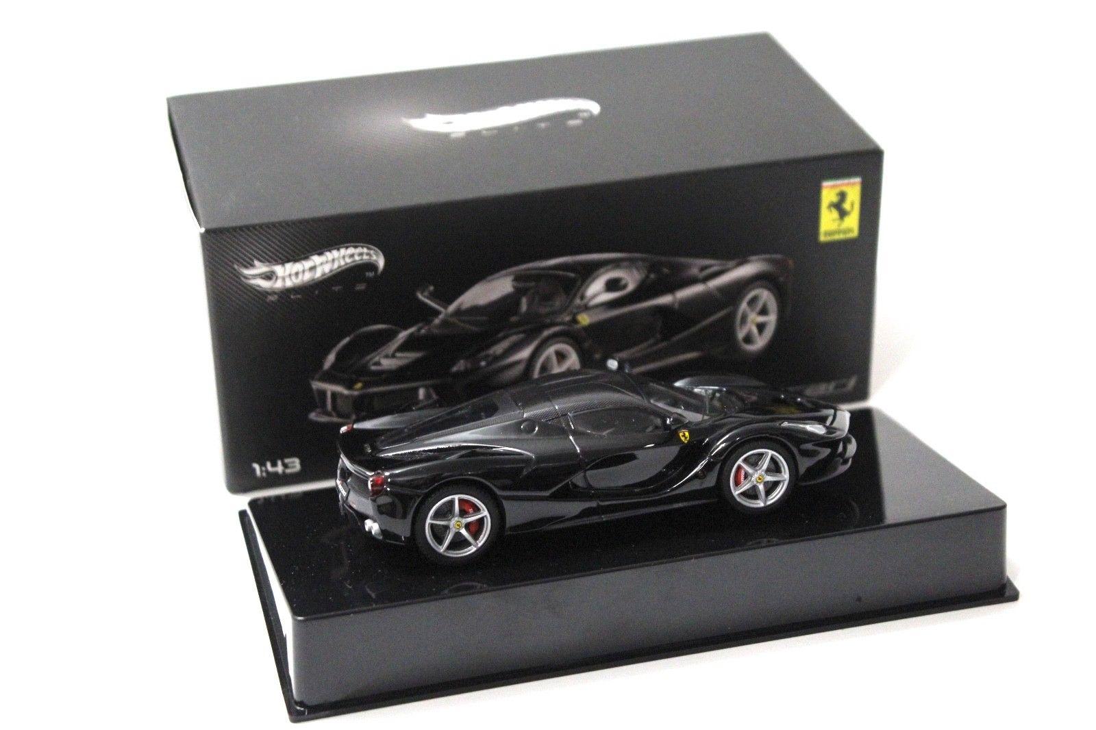 1:43 Hot Wheels Elite Ferrari LaFerrari black