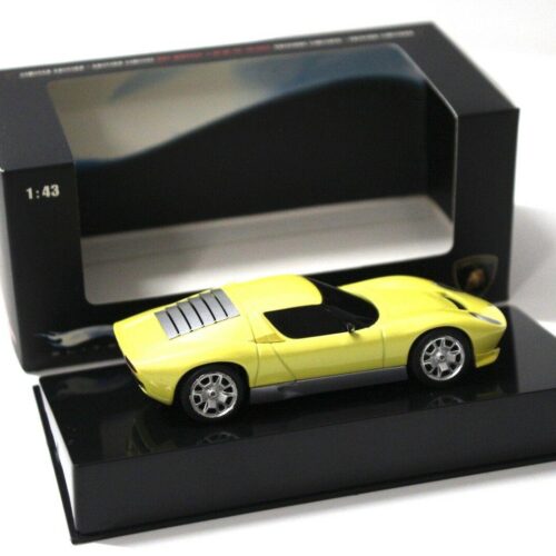 1:43 Hot Wheels Elite Lamborghini Miura Concept yellow