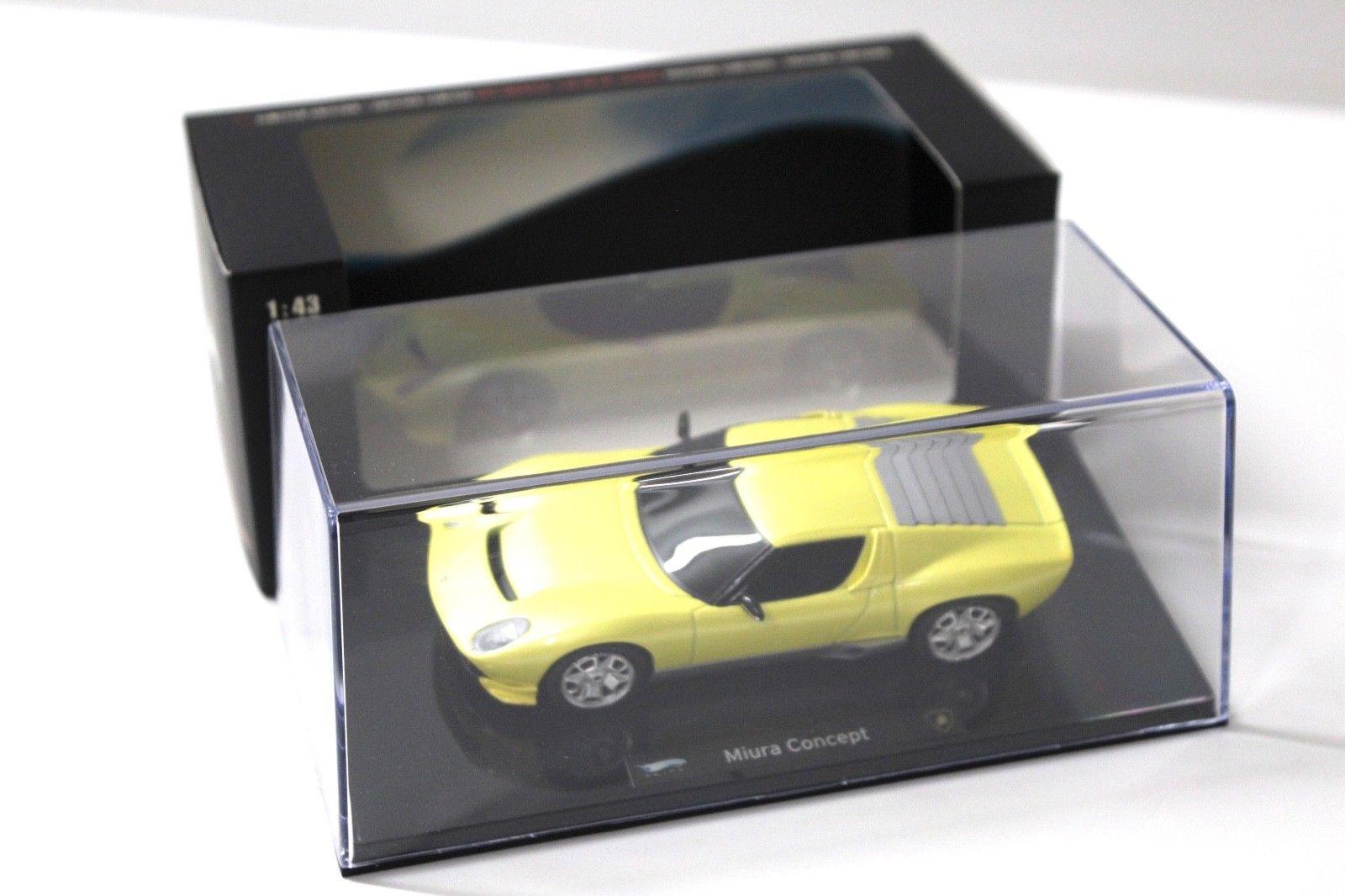 1:43 Hot Wheels Elite Lamborghini Miura Concept yellow
