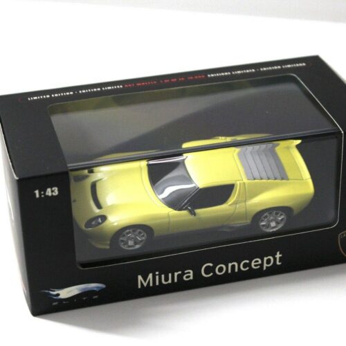 1:43 Hot Wheels Elite Lamborghini Miura Concept yellow