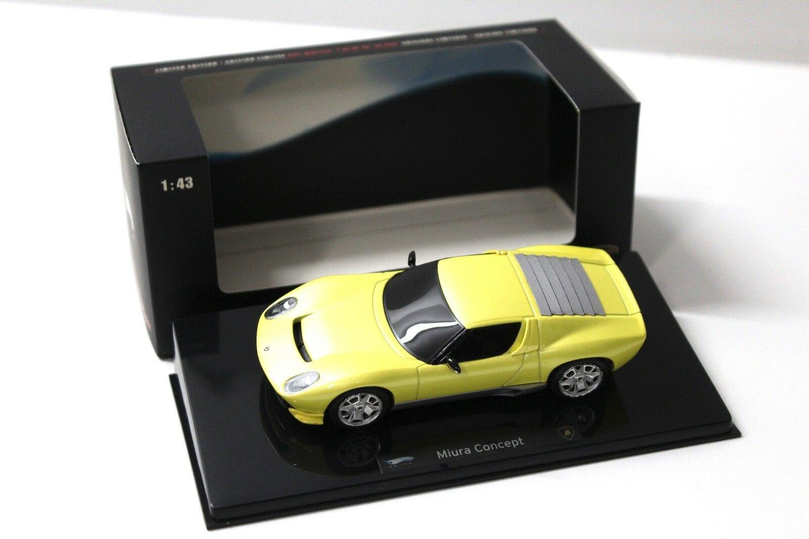 1:43 Hot Wheels Elite Lamborghini Miura Concept yellow