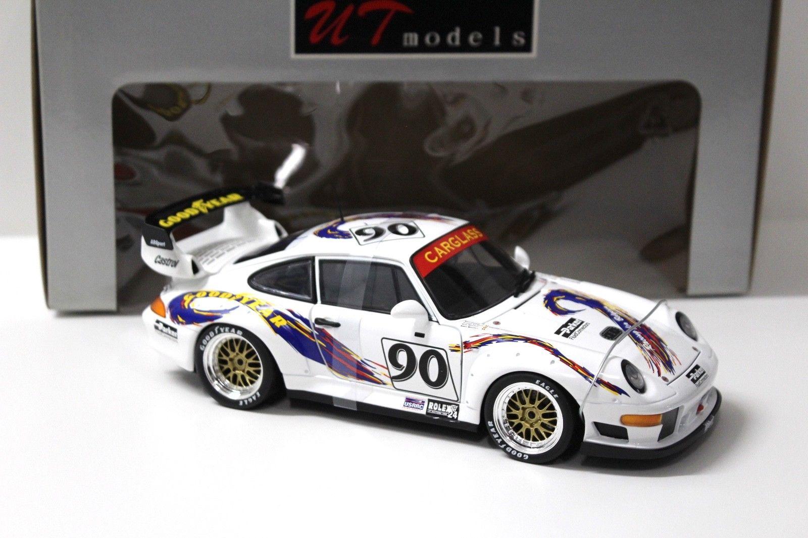 1:18 UT Models Porsche 911 993 GT2 Daytona 1998 Wauters #90 white