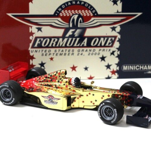 1:18 Minichamps F1 IMS Event Car US Grand Prix gold boxed